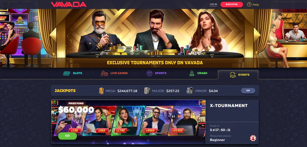 Bonusi un piedāvājumi pēc Vavada Casino login